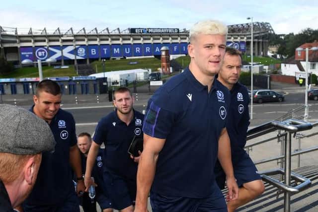 Edinburgh wing Darcy Graham will miss the start of the Six Nations with a knee injury picked up in training. Picture: SRU/SNS