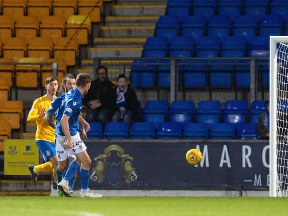 David Wotherspoon puts St Johnstone ahead.