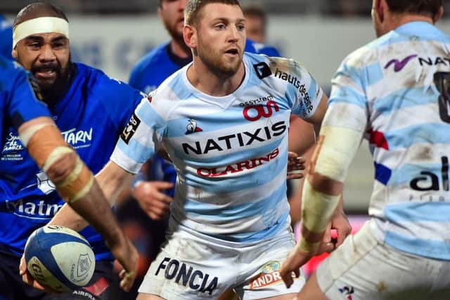 Finn Russell in action for Racing 92 in their 27-0 victory against Castres on Saturday night. Picture: Remy Gabalda/AFP/Getty Images