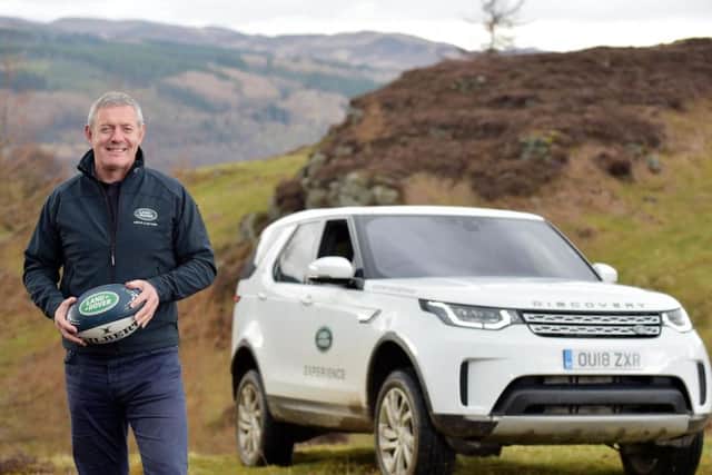 Gavin Hastings is a Land Rover ambassador