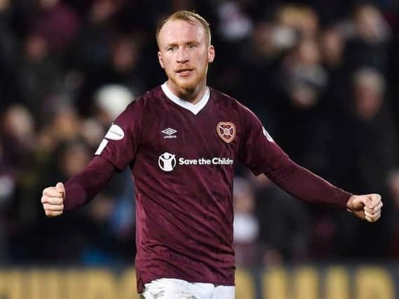 Hearts' January signing Liam Boyce has already made an impact in the league (SNS)