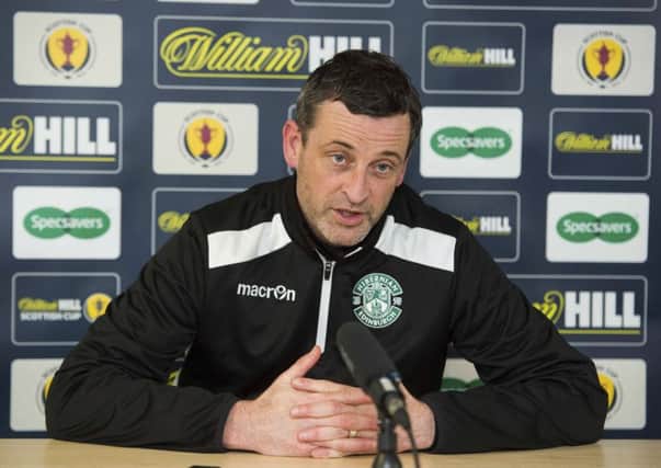 Hibs manager Jack Ross speaks ahead of the Scottish Cup replay against Dundee United. Picture: Paul Devlin/SNS