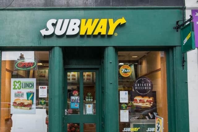 The Scot accused the sandwich shop of 'racism'.