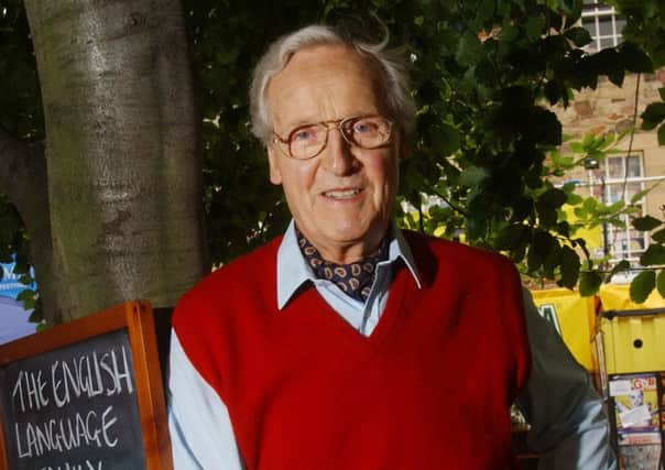 Nicholas Parsons, a regular at Edinburgh Festival Fringe,
in The Pleasance Courtyard
(Picture: Neil Hanna)