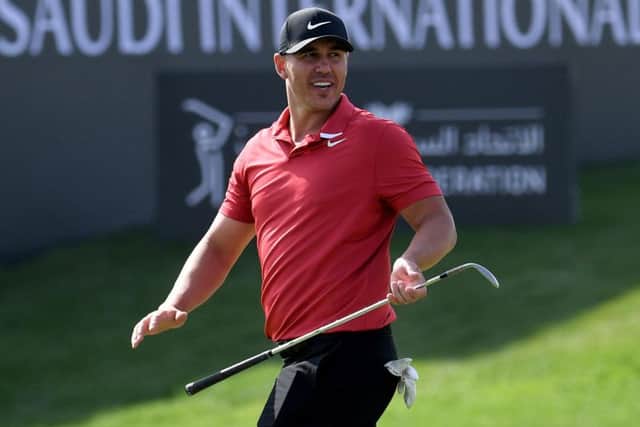 World No 1 Brooks Koepka is playing in this week's Saudi International at Royal Greens Golf Club on the Red Sea coast