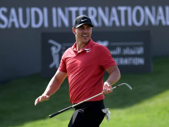 World No 1 Brooks Koepka is playing in this week's Saudi International at Royal Greens Golf Club on the Red Sea coast