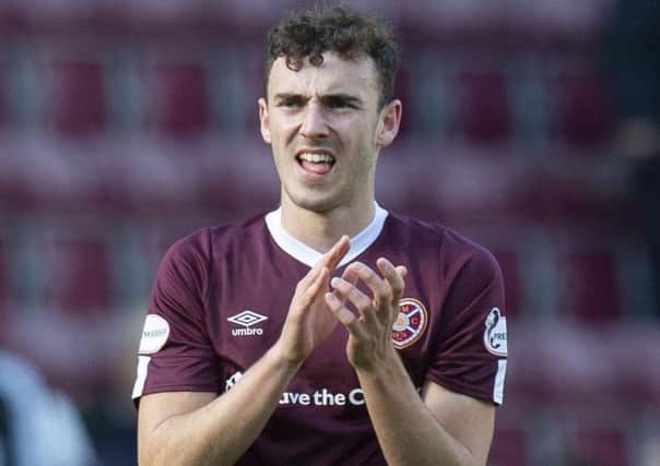 Hearts midfielder Andy Irving after the win over Rangers at Tynecastle. Picture: Ross Parker/SNS