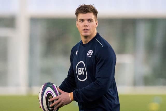 Scotland centre Huw Jones insists that none of the players has been unduly perturbed the departure of Finn Russell. Picture: SNS/SRU.