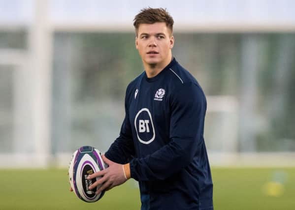 Scotland centre Huw Jones insists that none of the players has been unduly perturbed the departure of Finn Russell. Picture: SNS/SRU.