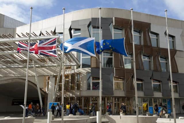 An anti-Brexit rally will take place outside Holyrood on the night the UK leaves the EU