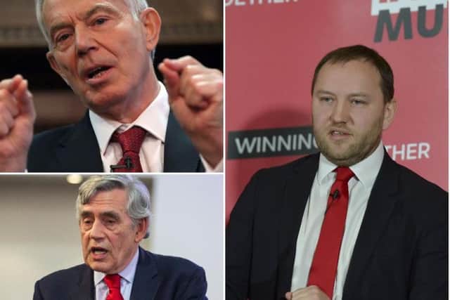 Tony Blair and Gordon Brown have supported Ian Murray. Pictures: PA/Getty Images/TSPL