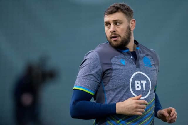Nick Haining training with the Scotland squad at Oriam. Picture: Ross Parker/SNS