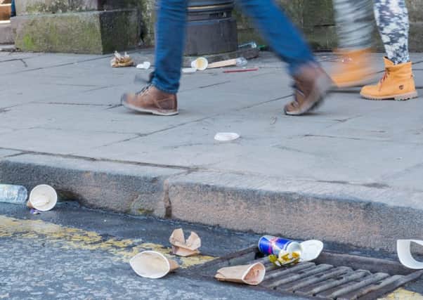 Litter-strewn streets are a disgrace, says Brian Wilson (Picture: Ian Georgeson)