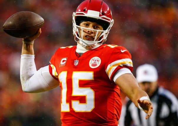 A Kansas City Chiefs triumphant likely hinges on the performance of young quarterback Patrick mahomes (Getty Images)
