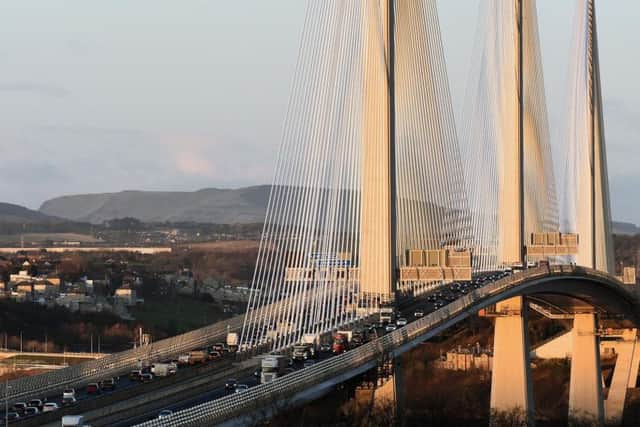 The Queensferry Crossing now carries almost 80,000 vehicles a day. Picture: Lisa Ferguson
