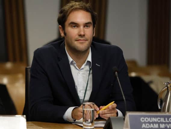 Adam McVey became Scotland's youngest council leader when he secured the post in 2017 at the age of 30.
