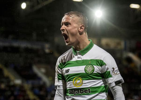 Leigh Griffiths is benefitting from Celtic playing with two strikers. Picture: Craig Foy / SNS