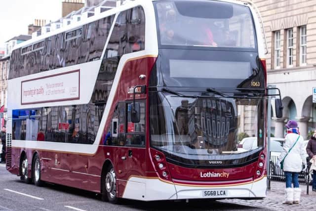 Stretched versions of these Alexander Dennis Volvo buses are now a familiar sight in Edinburgh. Picture: Ian Georgeson