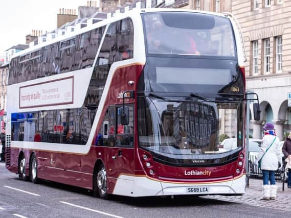 Stretched versions of these Alexander Dennis Volvo buses are now a familiar sight in Edinburgh. Picture: Ian Georgeson