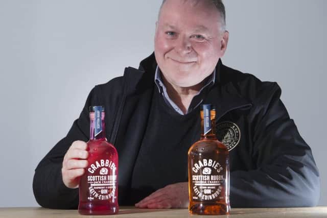The gins, which launched on Friday, take inspiration from John Crabbies grandsons George and Jack. Picture: Neil Hanna.
