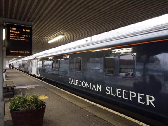 The firm drives and operates the Caledonian Sleeper. Picture: Iain McLean.