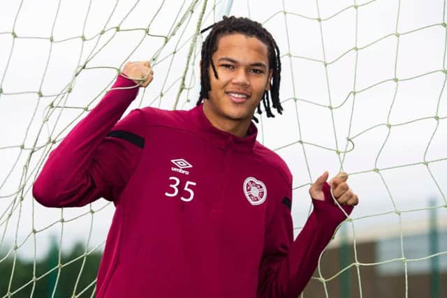 Hearts' Toby Sibbick. Picture: SNS