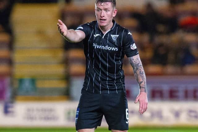 Dunfermline's Lee Ashcroft scored the winner in Dumfries. Picture: Ross MacDonald / SNS