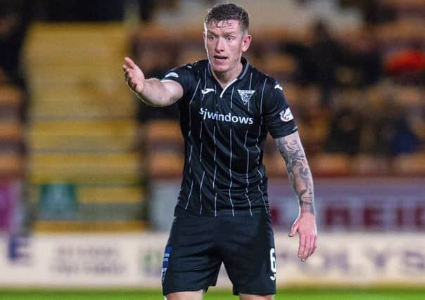 Dunfermline's Lee Ashcroft scored the winner in Dumfries. Picture: Ross MacDonald / SNS
