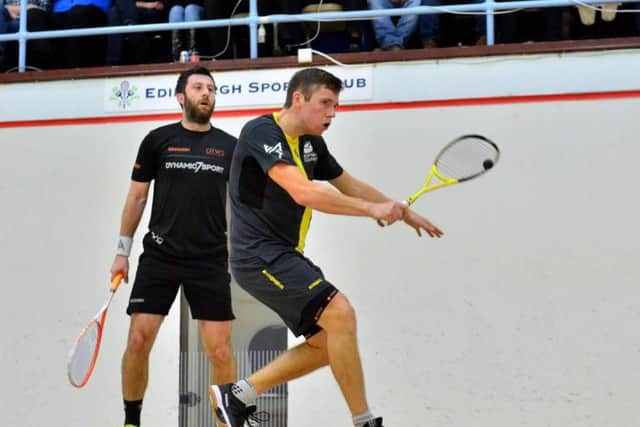 Greg Lobban, front, is through to the final in Edinburgh.