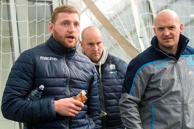 Finn Russell was not back in Scotland camp for training today as Gregor Townsend's squad prepare for England. Picture: SRU/SNS