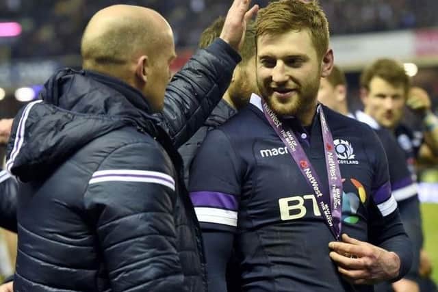 Finn Russell was man-of-the-match in the famous Calcutta Cup win of 2018. Picture: SRU/SNS