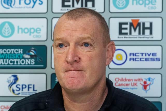 Brian Rice hailed his Hamilton players but felt Leigh Griffiths should have been sent off