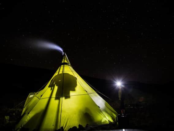 Tipi camping is one of the accommodation options for Govha's clients. Picture: Contributed