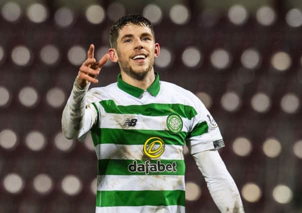 Ryan Christie returned to action for Celti on Sunday and provided his 12th assist of the season. Picture: SNS.