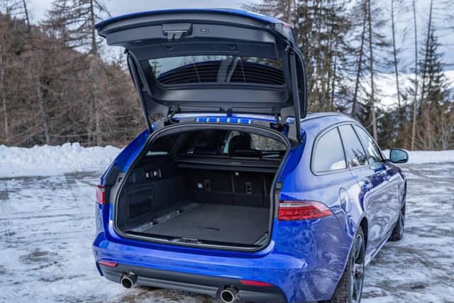 The XF Sportbrake's boot is on a par with most rivals