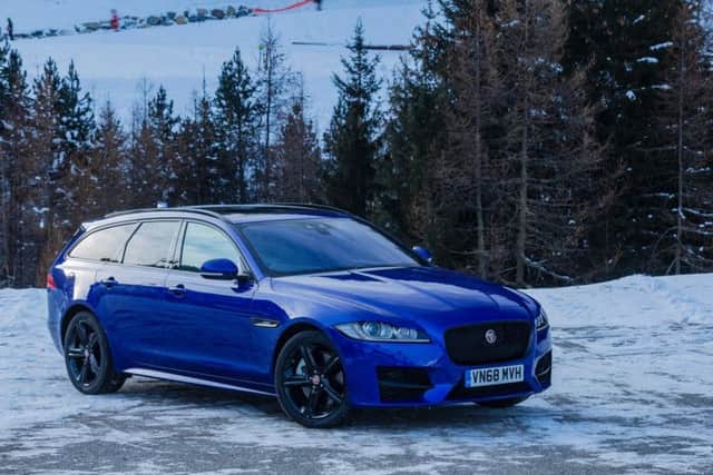 The XF Sportbrake is relatively understated compared with German rivals