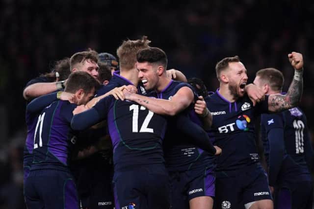 Scotland pulled off one of the great comebacks in 2019, coming back from 31-0 down to draw 38-all with England (Getty Images)