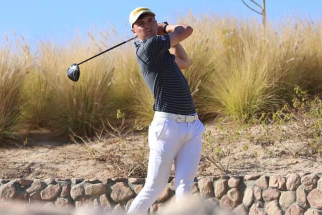 Sam Locke is in a three-way tie for the lead after the opening round at Ayla Golf Club In Jordan