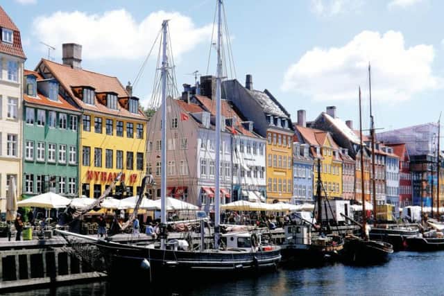 Copenhagen's waterfront is typical of the historic Baltic ports