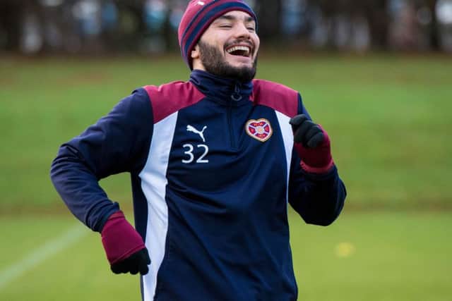 Tony Watt during his spell with Hearts in 2016. Picture: SNS