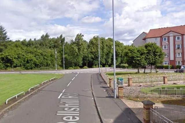 The incident, in Motherwell, happened around 1am on Thursday January 16. Picture: Google maps