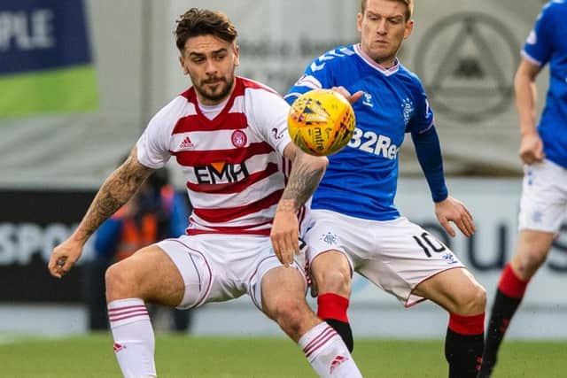 Hamilton and Rangers face each other in the Scottish Cup last 16. Picture: SNS
