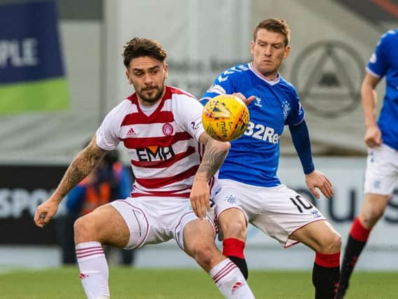 Hamilton and Rangers face each other in the Scottish Cup last 16. Picture: SNS