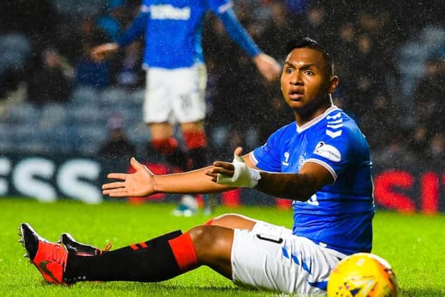 Alfredo Morelos gave a rare interview to Sky Sports. Picture: SNS