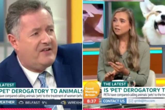 Piers Morgan baffled by PETA's call for people to stop using the word 'pet'