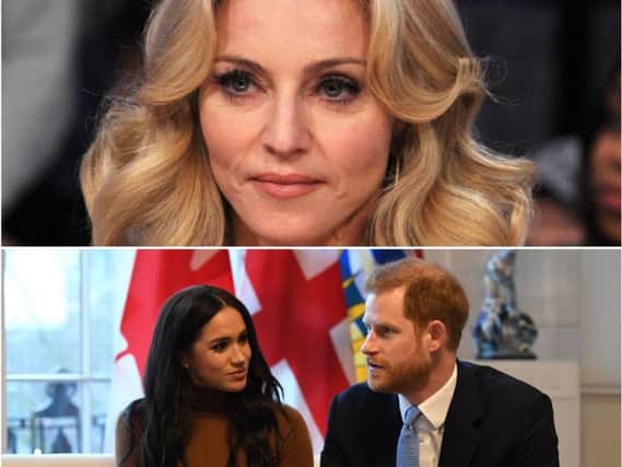 Madonna has told the royals to head to NYC instead. Pictures: AP/PA