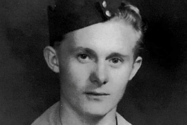 The late Jim Auton as a young RAF serviceman. Picture: SWNS