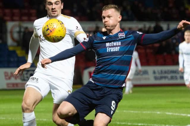 Billy Mckay netted one in each half to seal victory for Ross County