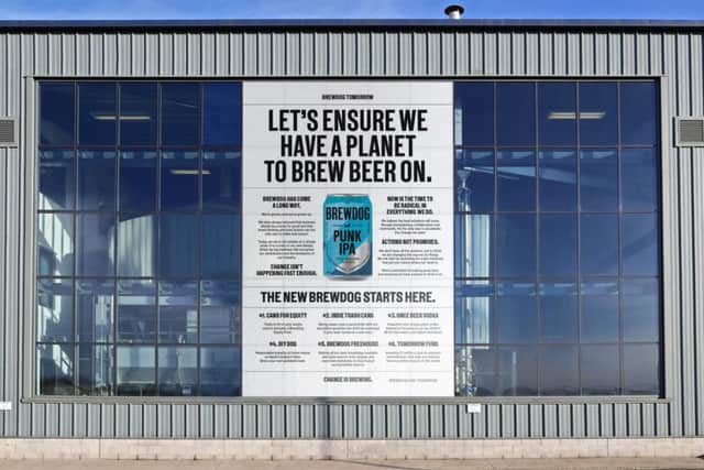 BrewDog's six environmental pledges include plans to distil vodka from 'imperfect' beer. Picture: BrewDog