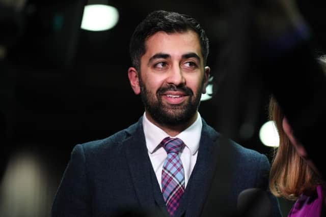 Justice Secretary Humza Yousaf said policy on fingerprinting was 'an operational matter for Police Scotland'. Picture: TSPL
